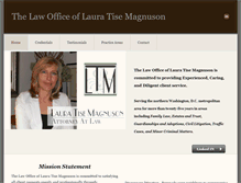 Tablet Screenshot of magnusonlaw.net